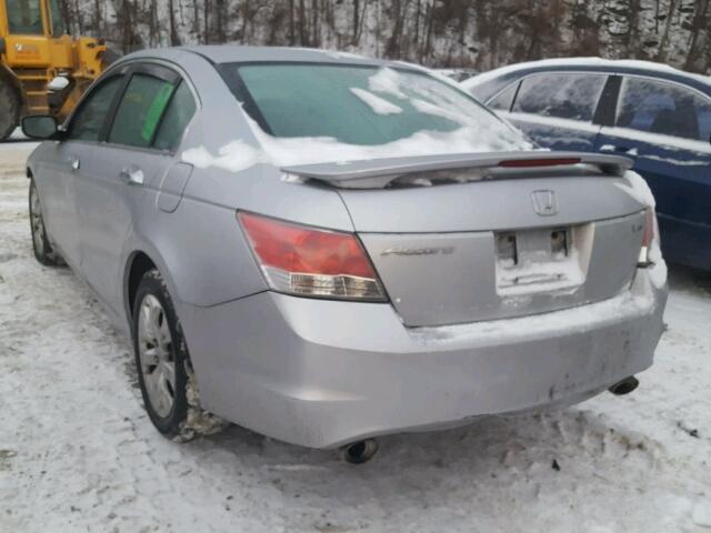 1HGCP36828A059808 - 2008 HONDA ACCORD EXL SILVER photo 3