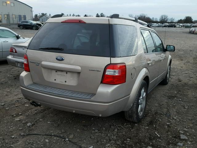 1FMDK061X7GA34410 - 2007 FORD FREESTYLE GOLD photo 4