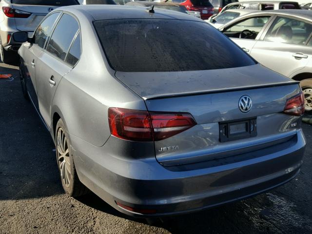 3VWD17AJ7GM252881 - 2016 VOLKSWAGEN JETTA SPOR GRAY photo 3