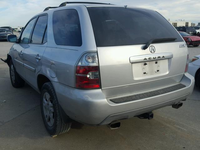 2HNYD18624H551743 - 2004 ACURA MDX TOURIN SILVER photo 3