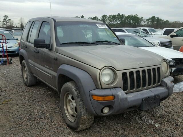 1J4FK48153W602820 - 2003 JEEP LIBERTY SP GREEN photo 1