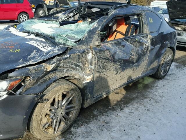 JTKJF5C71C3023114 - 2012 TOYOTA SCION TC 灰色 照片 10