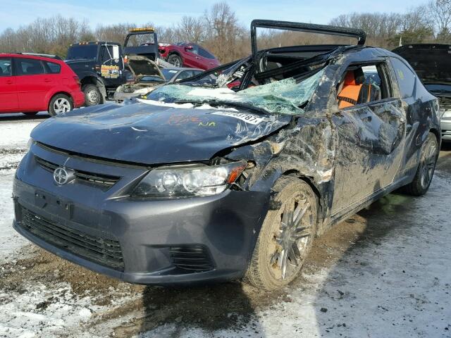 JTKJF5C71C3023114 - 2012 TOYOTA SCION TC GRAY photo 2