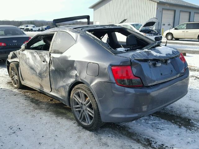 JTKJF5C71C3023114 - 2012 TOYOTA SCION TC 灰色 照片 3
