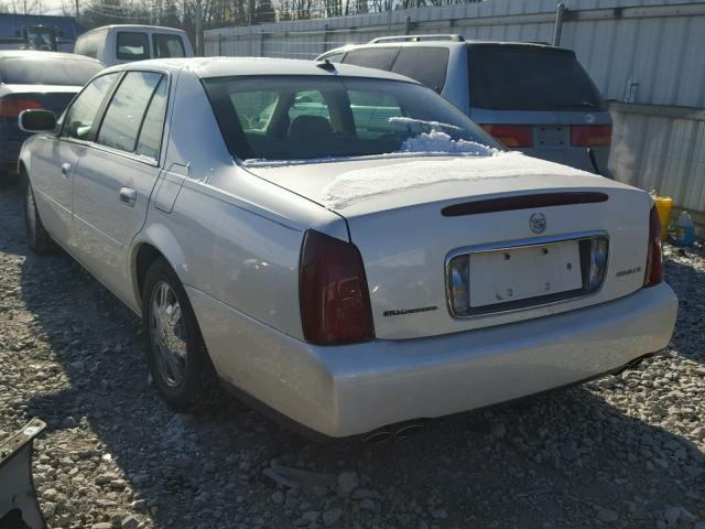 1G6KD54Y13U277458 - 2003 CADILLAC DEVILLE WHITE photo 3