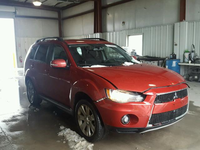 JA4JT3AW4BU032939 - 2011 MITSUBISHI OUTLANDER RED photo 1