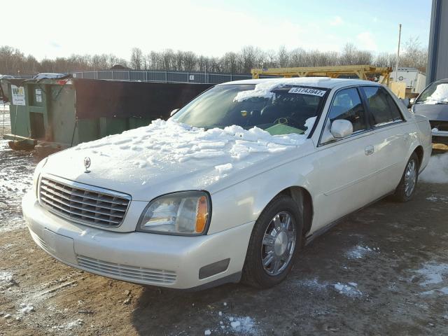 1G6KD54YX3U161787 - 2003 CADILLAC DEVILLE WHITE photo 2