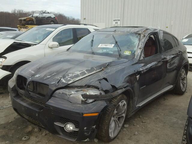 5UXFG8C51BLZ95562 - 2011 BMW X6 XDRIVE5 BLACK photo 2