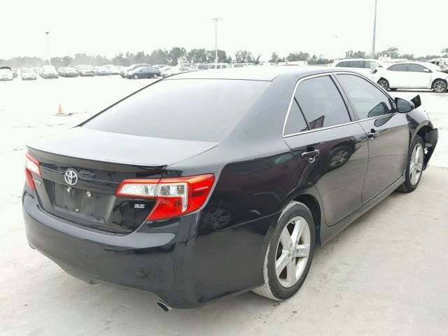 4T1BF1FK2DU249111 - 2013 TOYOTA CAMRY L BLACK photo 4