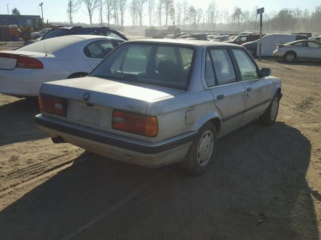 WBAAJ9315MEJ01762 - 1991 BMW 318 I SILVER photo 4