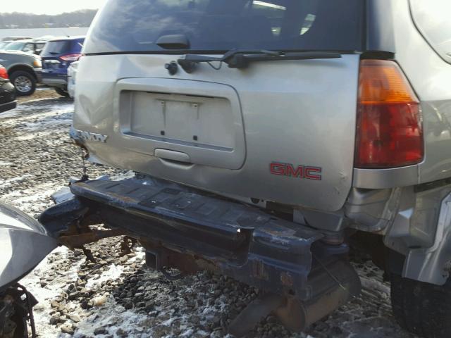 1GKDT13S622196307 - 2002 GMC ENVOY GRAY photo 9