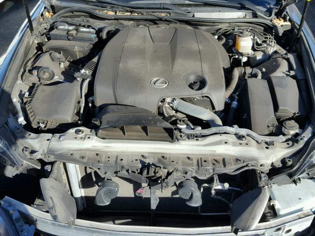 JTHBF1D28E5010194 - 2014 LEXUS IS 250 GRAY photo 7