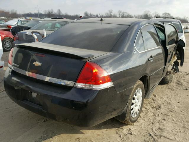 2G1WB58K069405029 - 2006 CHEVROLET IMPALA LS BLACK photo 4