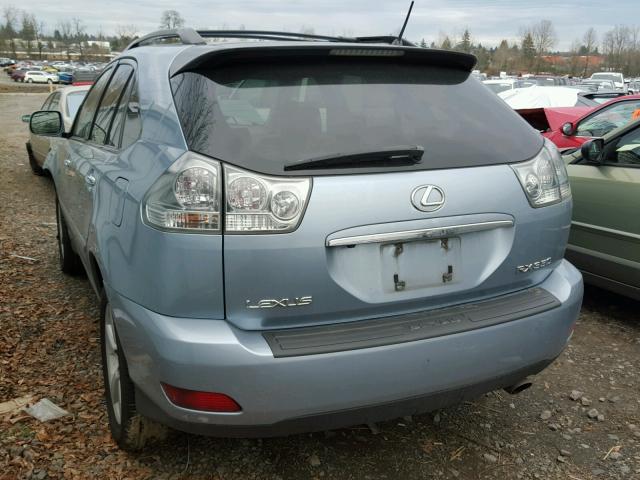 JTJHK31U482049506 - 2008 LEXUS RX 350 TEAL photo 3