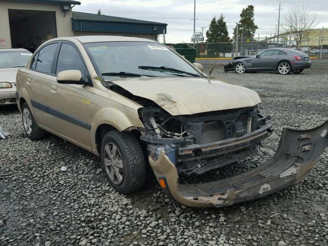 KNADE223496470660 - 2009 KIA RIO BASE GOLD photo 1