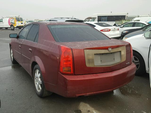 1G6DM57N030148497 - 2003 CADILLAC CTS RED photo 3