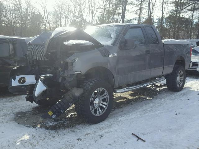 1FTPX14516NA93578 - 2006 FORD F150 GRAY photo 2