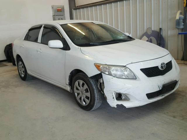 1NXBU40E29Z018355 - 2009 TOYOTA COROLLA BA WHITE photo 1