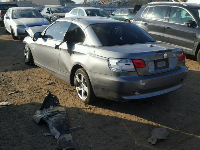 WBAWL13517PX14782 - 2007 BMW 328 I GRAY photo 3