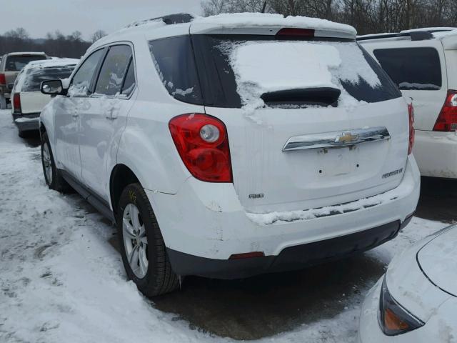 2CNFLEEW9A6202349 - 2010 CHEVROLET EQUINOX LT WHITE photo 3