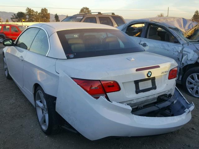 WBAWL7C50AP475655 - 2010 BMW 335 I WHITE photo 3