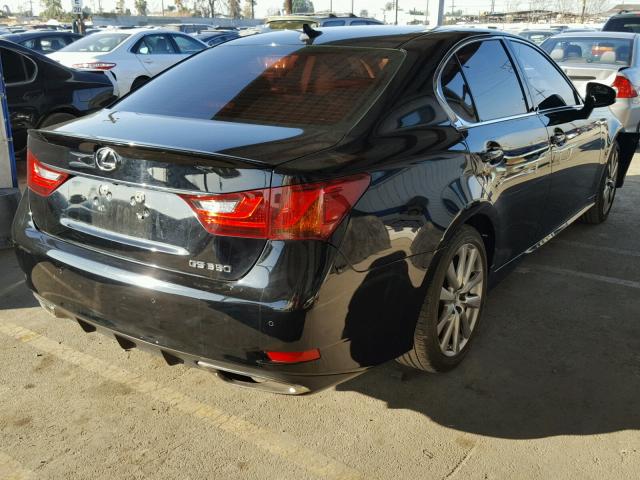 JTHBE1BL4E5041702 - 2014 LEXUS GS 350 BLACK photo 4