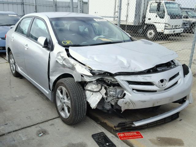 2T1BU4EE2DC939350 - 2013 TOYOTA COROLLA BA SILVER photo 1