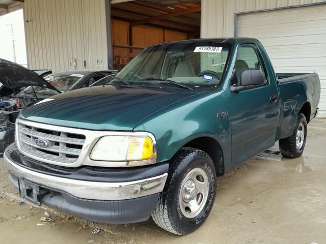 1FTZF1725YKA87249 - 2000 FORD F150 GREEN photo 2