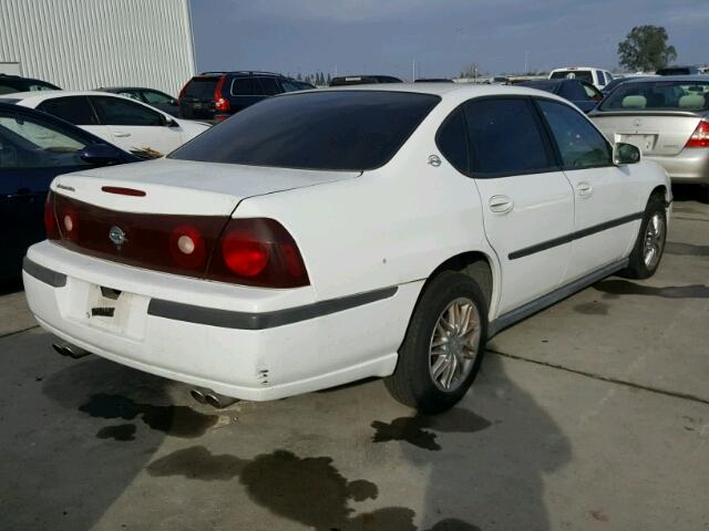 2G1WF52E2Y9224105 - 2000 CHEVROLET IMPALA WHITE photo 4