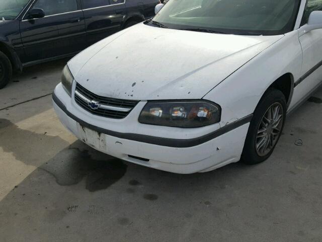 2G1WF52E2Y9224105 - 2000 CHEVROLET IMPALA WHITE photo 9