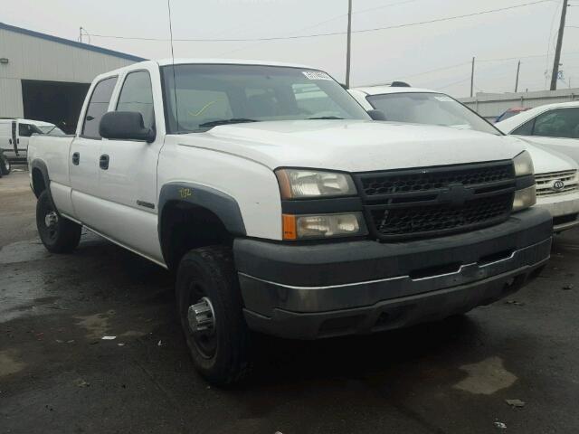 1GCHK23U65F953629 - 2005 CHEVROLET SILVERADO WHITE photo 1