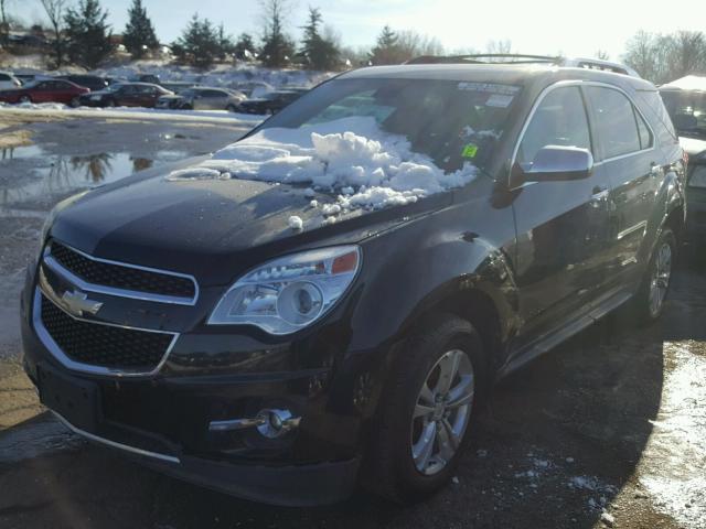 2CNFLGEWXA6304688 - 2010 CHEVROLET EQUINOX LT BLACK photo 2