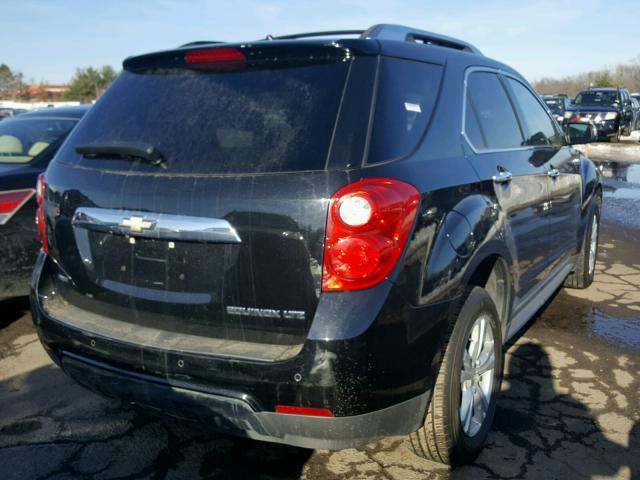 2CNFLGEWXA6304688 - 2010 CHEVROLET EQUINOX LT BLACK photo 4