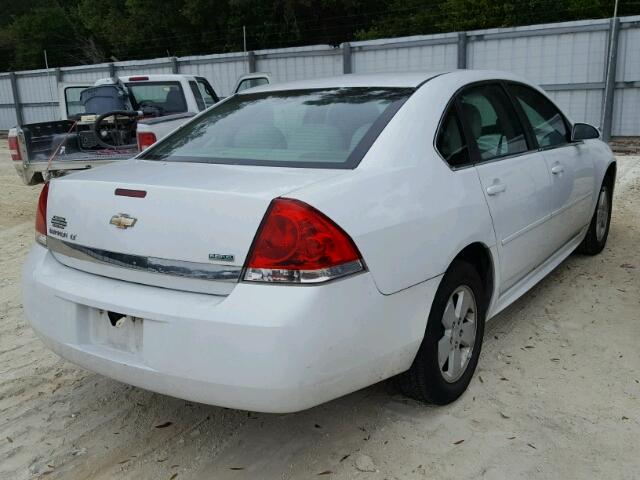 2G1WG5EKXB1147987 - 2011 CHEVROLET IMPALA LT WHITE photo 4