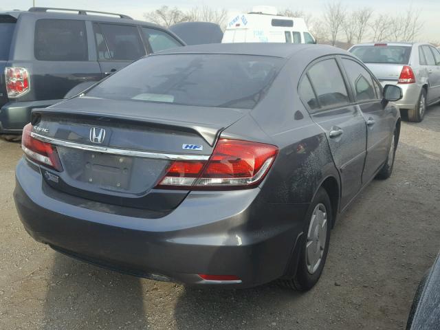 2HGFB2F69DH548951 - 2013 HONDA CIVIC HF GRAY photo 4