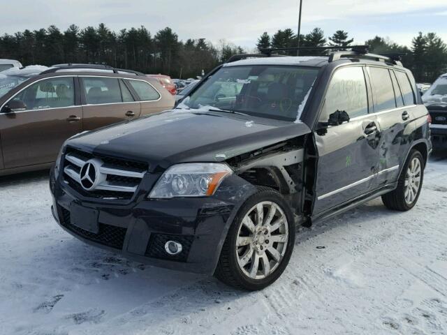 WDCGG8HB1CF861102 - 2012 MERCEDES-BENZ GLK 350 4M BLACK photo 2