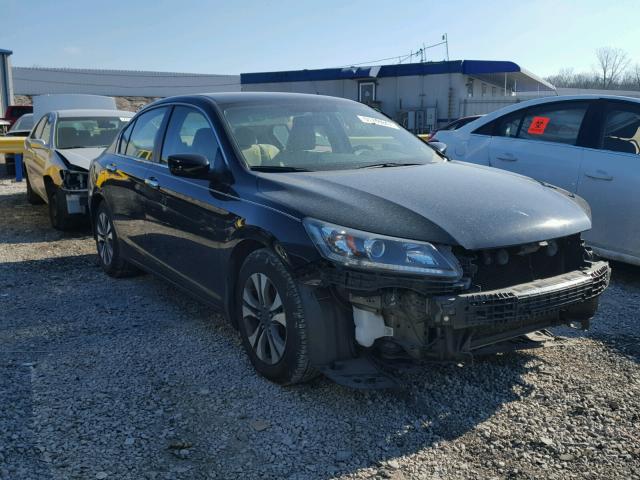 1HGCR2F33DA108355 - 2013 HONDA ACCORD LX BLACK photo 1