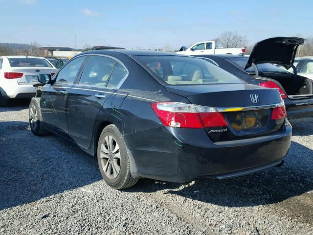 1HGCR2F33DA108355 - 2013 HONDA ACCORD LX BLACK photo 3