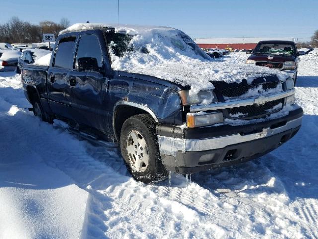 2GCEK13T551230754 - 2005 CHEVROLET SILVERADO BLUE photo 1