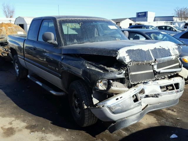 3B7HC12YXYG119006 - 2000 DODGE RAM 1500 BLACK photo 1