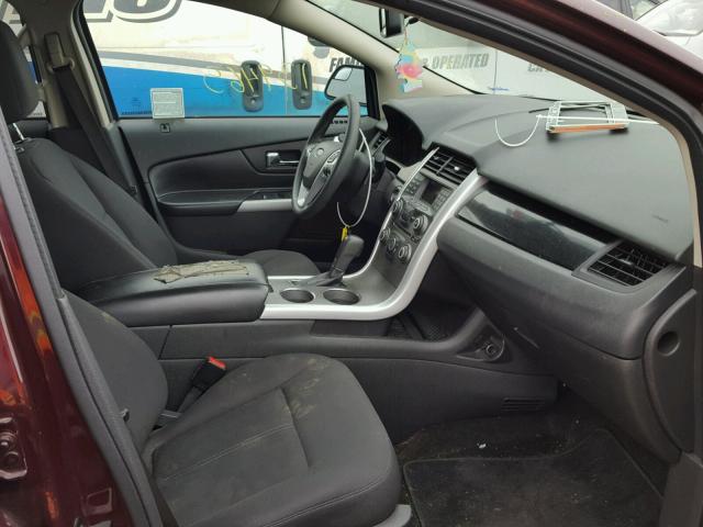 2FMDK3GC6BBB06429 - 2011 FORD EDGE SE MAROON photo 5