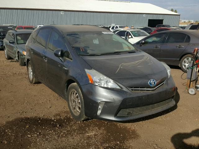 JTDZN3EU1D3213615 - 2013 TOYOTA PRIUS V CHARCOAL photo 1