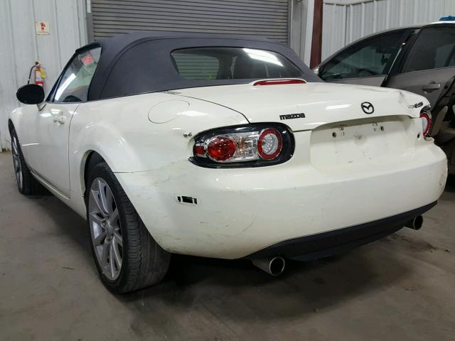 JM1NC25FX80155950 - 2008 MAZDA MX-5 MIATA WHITE photo 3