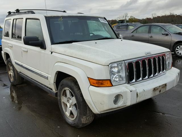 1J4RG4GK6AC156698 - 2010 JEEP COMMANDER WHITE photo 1