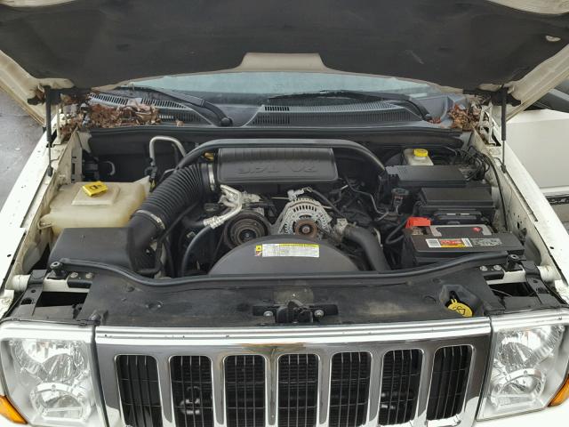1J4RG4GK6AC156698 - 2010 JEEP COMMANDER WHITE photo 7