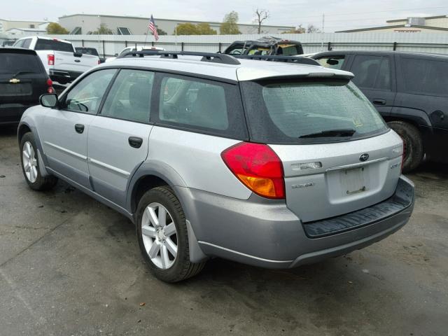 4S4BP61C966342547 - 2006 SUBARU LEGACY OUT SILVER photo 3