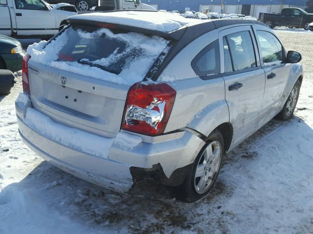 1B3HB28B18D690961 - 2008 DODGE CALIBER SILVER photo 4