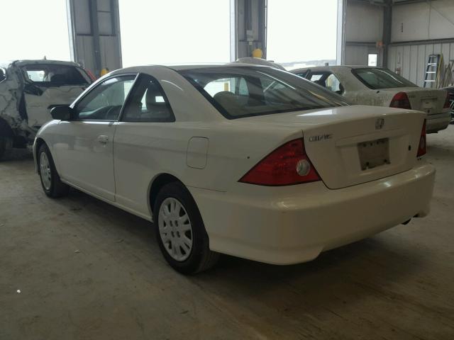 1HGEM22544L035094 - 2004 HONDA CIVIC LX WHITE photo 3