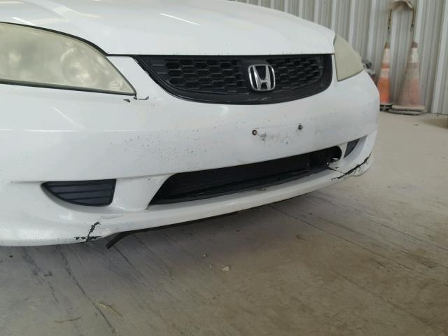 1HGEM22544L035094 - 2004 HONDA CIVIC LX WHITE photo 9