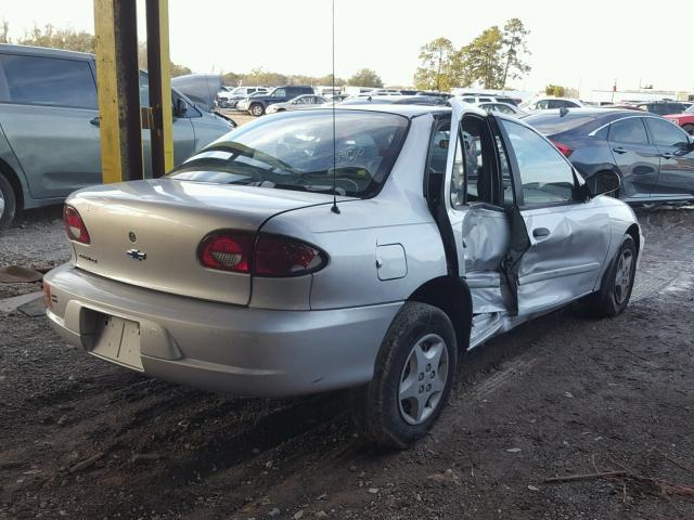 1G1JC524427127782 - 2002 CHEVROLET CAVALIER B SILVER photo 4